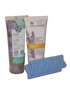 JUEGO DE CUIDADO DE PIES YVES ROCHER X2 (CREMA NUTRITIVA + GEL EXFOLIANTE) + REGALO - ¡NUEVO! - Imagen 1 de 6