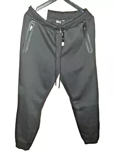 Crivit Herren Jogginghose L – Sporthose, Sweatpants, Schwarz, mit Reißverschluss - Bild 1 von 3
