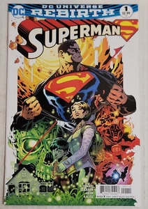 Superman #1~DC Universe rebirth~Tomasi Gleason 1st print cover - Picture 1 of 2
