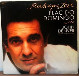 Placido Domingo & John Denver Perhaps Love 1981 CBS IM 37243 stereo NM 1AC/1AC - Picture 1 of 6