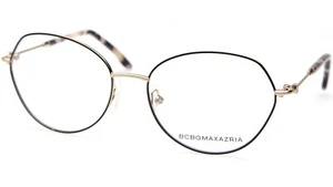 NEW BCBGMAXAZRIA MOIRA Black Gold EYEGLASSES FRAME 54-16-135mm B44mm - Picture 1 of 10