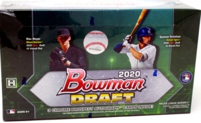 2020 BOWMAN DRAFT BASEBALL JUMBO BOX BLOWOUT CARDS - Image 1 of 2