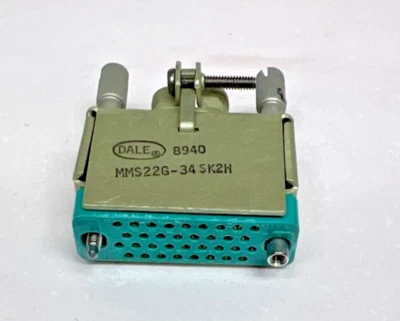 NUEVO DALE MMS22G-34, SJ2H, MM34, conectores de rack y panel militares 34 PIN  Foto 1 de 4