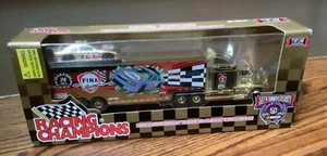 Racing Champions Gold Series 1998 NASCAR #74 Randy Lajoie 1:64 Transporter w/Car - Picture 1 of 17