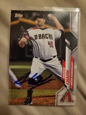 2020 Topps Andrew Chafin Signed Card Arizona Diamondbacks Auto