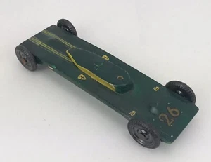 Vintage Pinewood Derby Ferrari Green And Yellow - BSA Derby Car Petroliana Decal - Picture 1 of 12