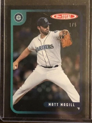 2020 Topps Total #279 Matt Magill Seattle Mariners 1/5 - Image 1 of 2