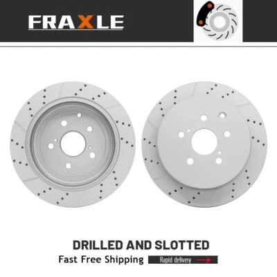 Rear Brake Rotors For Toyota Sienna 2011 2012 2013 2014 2015 2016 2017 - 2020 - Image 1 of 4