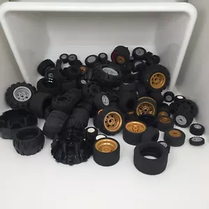 1 3/4 POUNDS Bulk Lego Tires WHEELS Rubber Trucks City Cars Racecar Motorcycle + - Picture 1 of 1