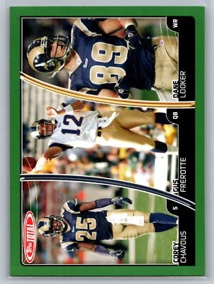 2007  Topps Total  Dane Looker / Gus Frerotte / Corey Chavous #259 Rams - Image 1 of 2