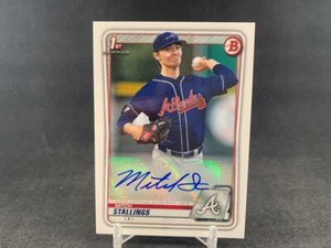 2020 BOWMAN MITCH STALLINGS 1ST BOWMAN PAPER PROSPECT ATLANTA HAWKS