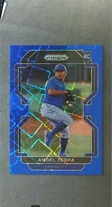 2022 Panini Prizm Tier III Blue Velocity #270 Angel Zerpa RC Royals - Picture 1 of 2