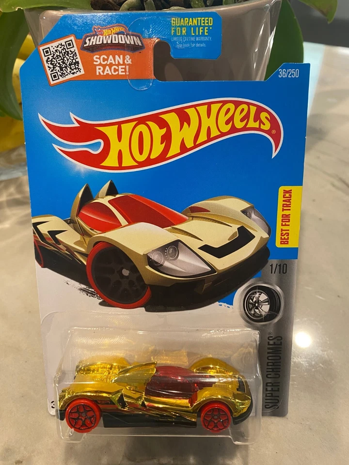 HOT WHEELS SUPER CHROMES 1/10 TEEGRAY 36/250 Gold - Image 1 of 1