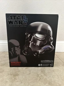 Star Wars The Black Series Shadow Trooper Electronic Voice-Changer Helmet Prop! - Picture 1 of 6