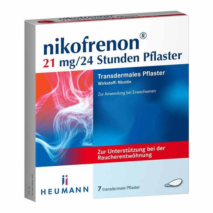 nikofrenon 21 mg/24 Stunden Pflaster · 7 St · PZN 15993260 - Bild 1 von 1