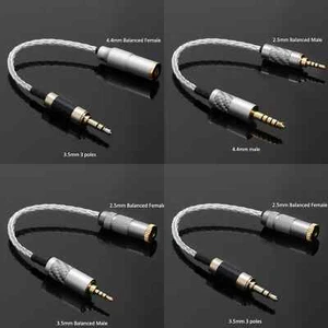 OCC HiFi Wire Silver Plated Headphone Cable for Guitar Headphone Amp to Cabinet - Picture 1 of 17