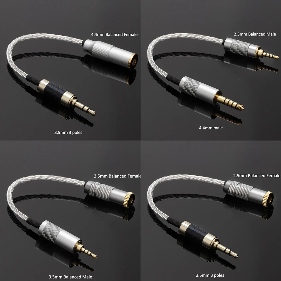 OCC HiFi Wire Silver Plated  Headphone Cable for Guitar Headphone Amp to Cabinet - Image 1 of 4