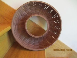 Cesta Corona Longaberger Mediana Rica Marrón Uso para servir *¡Envío incluido!* - Imagen 1 de 8