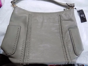 MKF Collection Super Chic Braided Bags - Grey - Size: Large - Picture 1 of 5