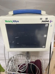 Welch Allyn Propaq CS 242 with Spo2, Co2, Nibp, ECG & Temp. w/ Acce and Stand - Picture 1 of 11