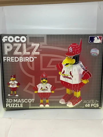 FOCO PZLZ St. Louis Cardinals Fredbird 3D Mascot Puzzle / 68 Pieces / NIB Cover