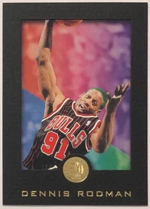 DENNIS RODMAN 1995-96 Skybox E-XL #13 CHICAGO BULLS *Envío gratuito* Borde negro - Imagen 1 de 2