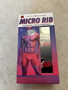 Tommy Hilfiger Micro Rib Boxer Briefs 3 Pack - Picture 1 of 2