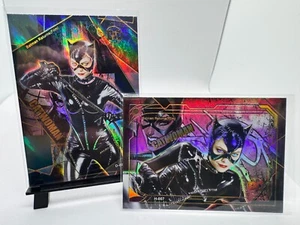 DC Catwoman Michelle Pfeiffer Batman Returns Trading Cards D-007 and H-007 - Picture 1 of 7