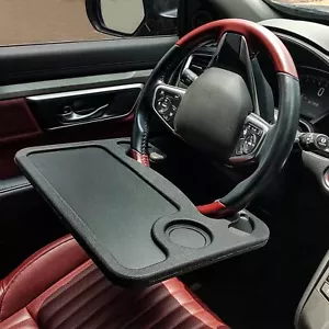 Steering Wheel Tray, Car Table Tray, Steering Wheel Desk for Laptop and Vehic... - Picture 1 of 7