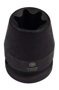 1/2" DRIVE E-TORX IMPACT SOCKETS, SIZES E10-E24 FROM BRITOOL HALLMARK - Picture 1 of 9