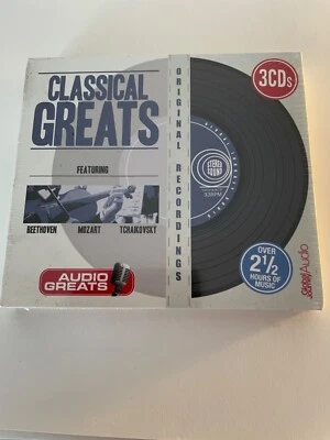 CLASSICAL GREATS BEETHOVEN/MOZART/TCHAIKOVSKY NEW 3 CD SET - Image 1 of 2