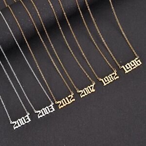 Pendantify Personalized Birth Year Necklace | Birth Year Necklace Chain