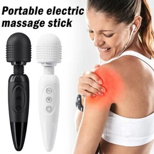 Handmassagegerät 20 Geschwindigkeiten Stab Vibrierende Massage Magie Ganzkörpertherapie Q7I9 - Bild 1 von 11