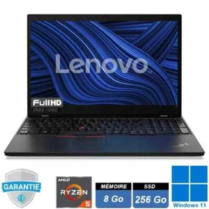 Lenovo Thinkpad L15 Gen 1 Ryzen 5 4500U 8 Go RAM SSD 256Go Windows 11 Pro - Photo 1/2