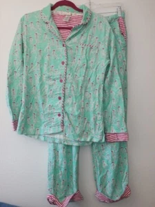 Pigiama Munki Munki in flanella 2 pezzi pj set donna taglia Med acqua calzino scimmie bambù - Foto 1 di 8