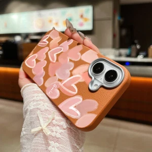 Heart For iPhone 16 Pro Max 15 14 13 12 11 6 7 8 Shockproof TPU Phone Case Cover - Picture 1 of 18
