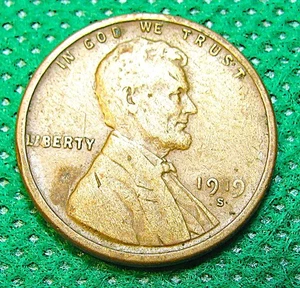 Centavo de trigo Lincoln S 1919 - circulación media - envío gratuito #S1755 - Imagen 1 de 2