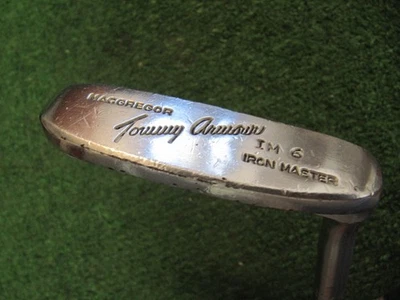VINTAGE MACGREGOR, TOMMY ARMOUR IM 6 IRON MASTER PUTTER, KARMA GRIP, 36" - Image 1 of 4