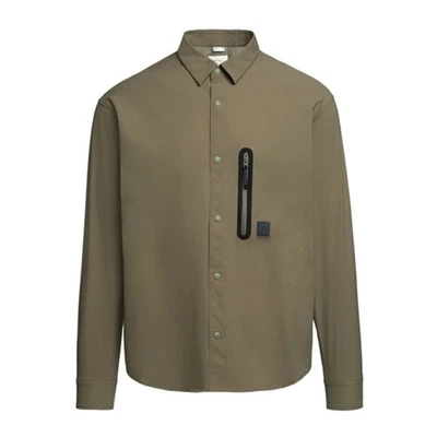 Woolrich Multi 4-Way Trek Shirt in Olive Sz Large NWT - Image 1 of 4