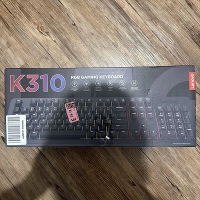 Lenovo Legion K310 RGB Gaming Keyboard English Hebrew Wired USB 2.0 GY41N91866 - Image 1 of 3