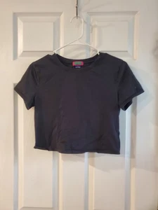 T-shirt donna Empyre nera cropped taglia large - Foto 1 di 3
