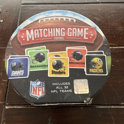 MasterPieces NFL Matching Game, Includes All 32 Teams. Box Has Sm Damage - Image 1 of 4