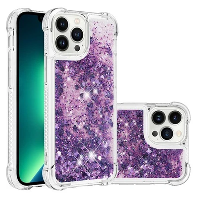 For Various Phone Case Quicksand Loves Shockproof Cover Liquid Glitter Hot Girls - Image 1 of 4