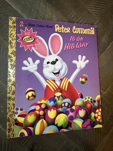 2000 Little Golden Book Peter Cottontail Is On His Way 1st Edition “A” Printing - Imagen 1 de 9