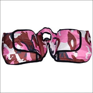 10AI Hilason Western Tack Caballo Camuflaje Cuerno Bolso Camuflaje Rosa - Imagen 1 de 1