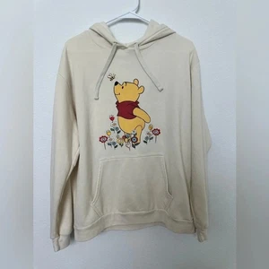 Disney Winnie Puuh Hoodie Elfenbein, bestickte Blumen, XXL - Bild 1 von 9
