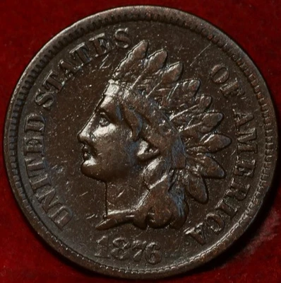1876 Philadelphia Mint Indian Head Cent - Image 1 of 2