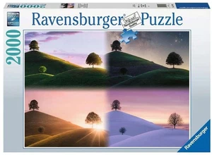 Ravensburger Jigsaw Puzzle 2000 Pieces  Atmospheric Trees and Mountains - Picture 1 of 2