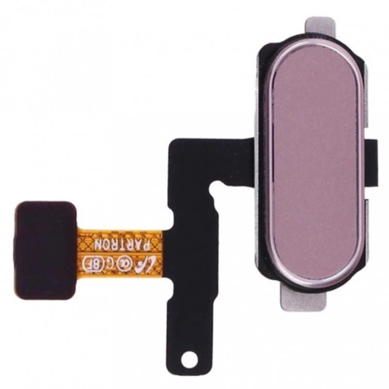 HOME BUTTON FOR SAMSUNG GALAXY J5 J530 J7 2017 J730F FLEX CABLE FINGERPRINT PINK - Image 1 of 1