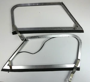 Pair Austin Healey 3000 100-6 100/6 Side Screen Windows Frames - Picture 1 of 7